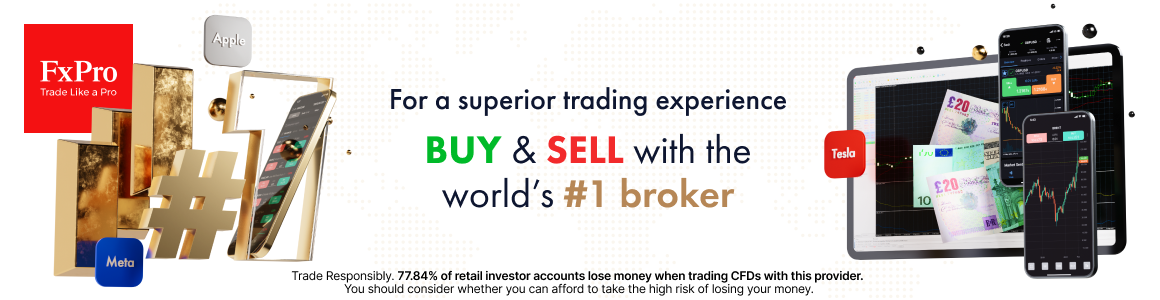 For a superior trading experience buy and sell with the world's #1 broker