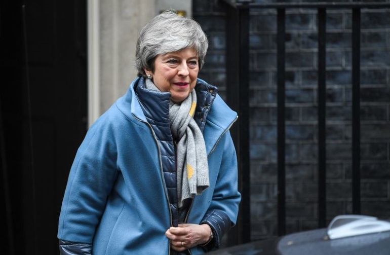 Theresa May suffered an overwhelming defeat again