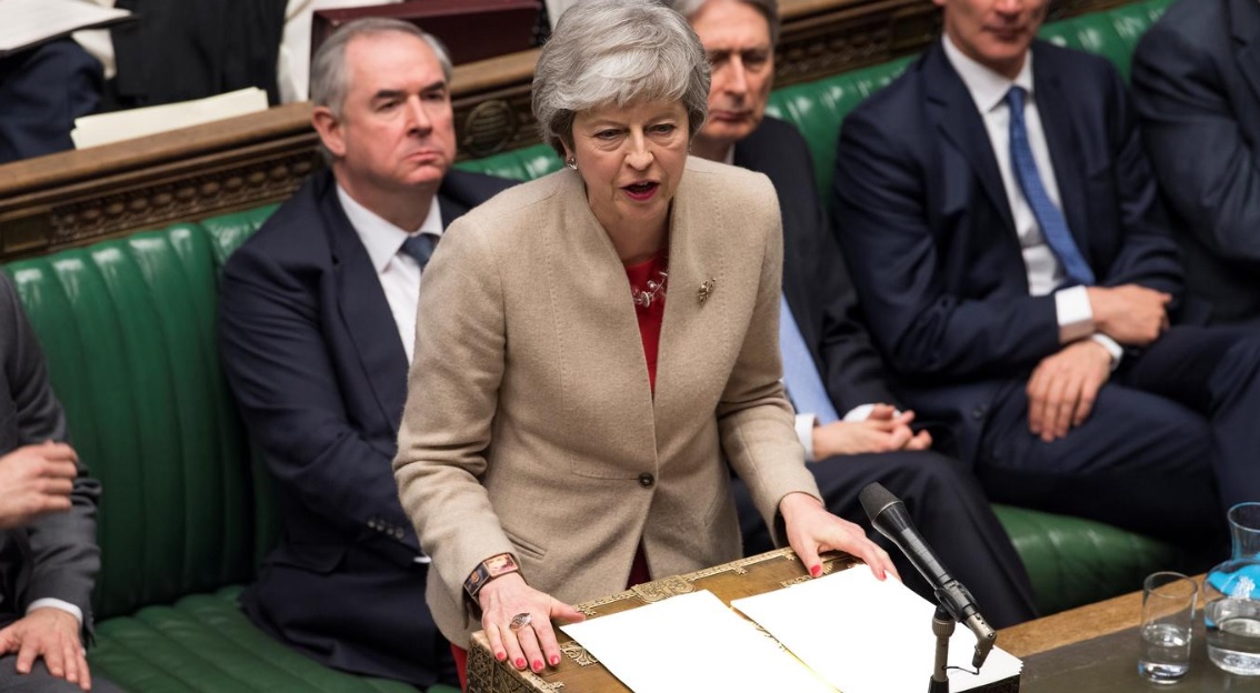Chaotic Brexit is again on the agenda, because May suffered another defeat