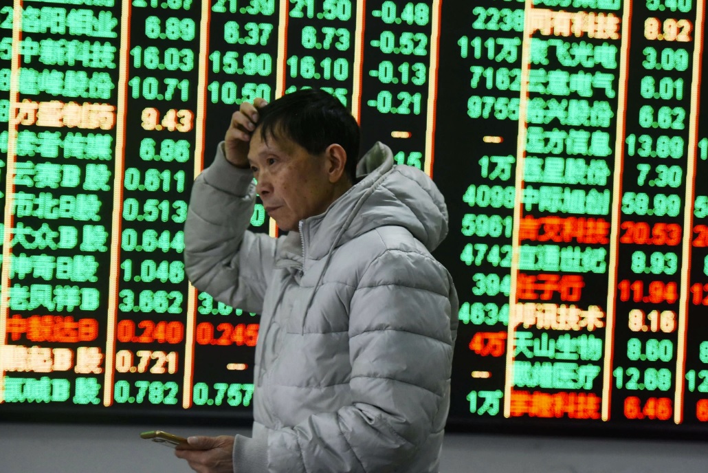 Chinese stocks saw their worst week since October