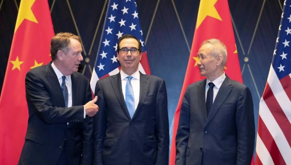 U.S., China meet for trade talks as Trump talks tough