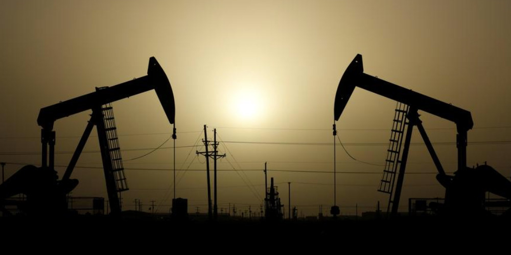 Oil prices down but on track for large weekly gain