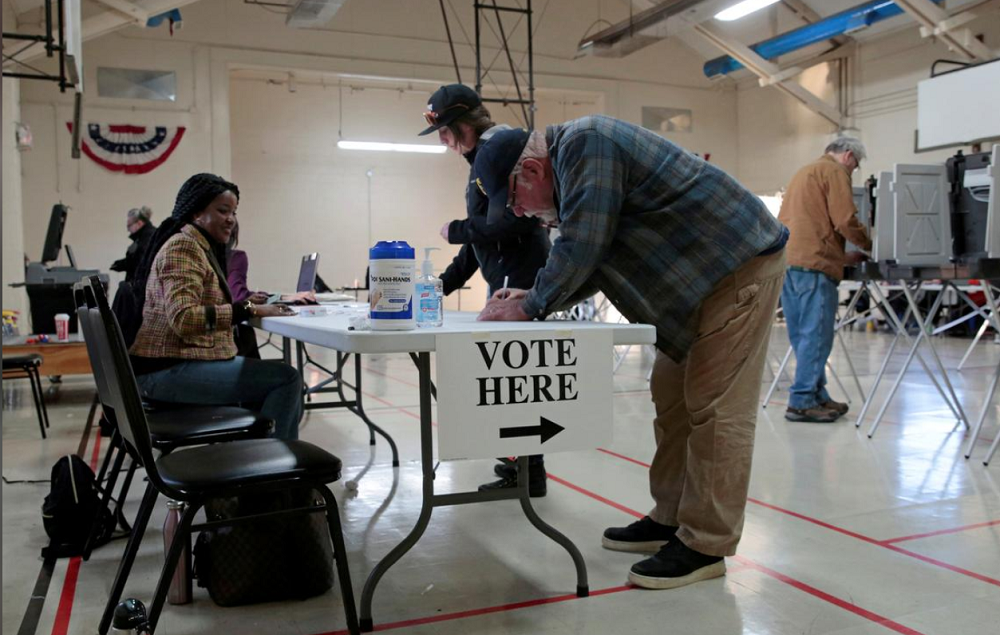 Poll signals strengthening support for Biden over Trump in three Midwest battleground states