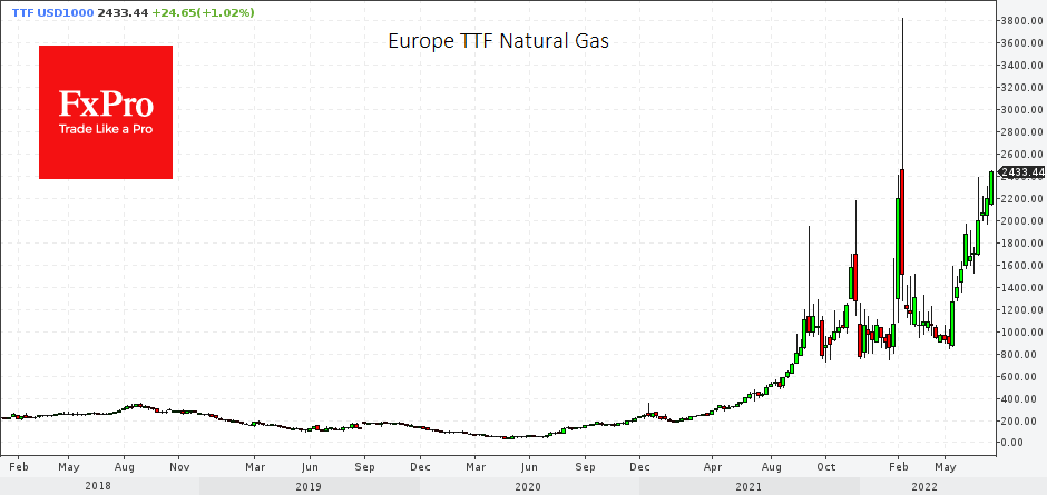 The last stage of the gas bubble