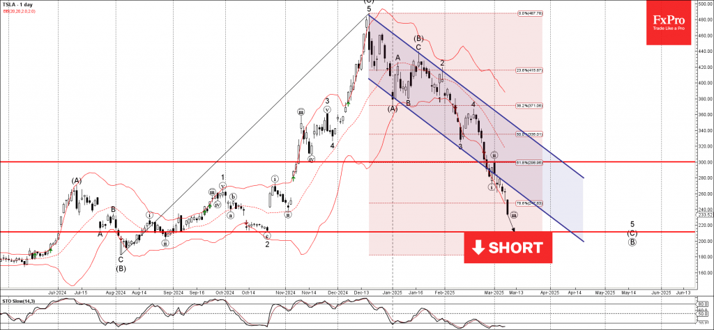 Tesla Wave Analysis – 10 March 2025