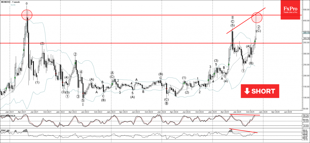 Monero Wave Analysis – 11 November 2025