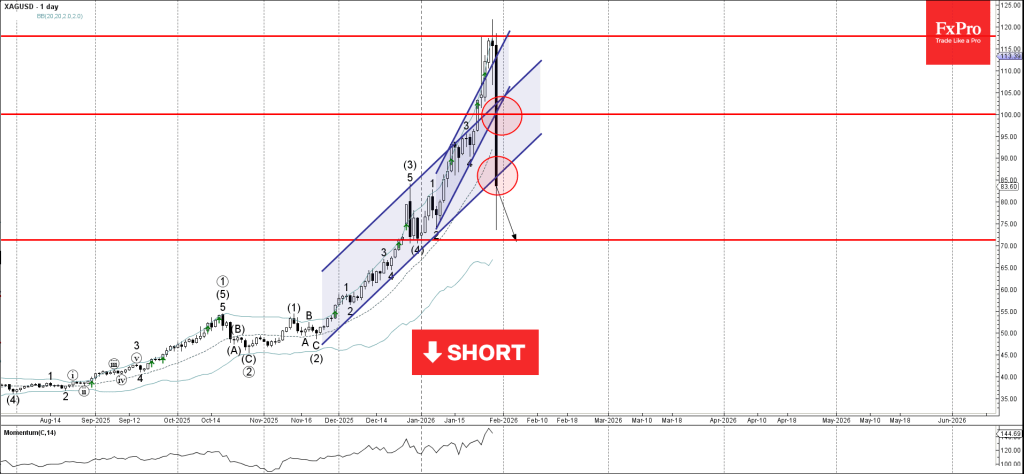 Silver Wave Analysis – 30 January 2026