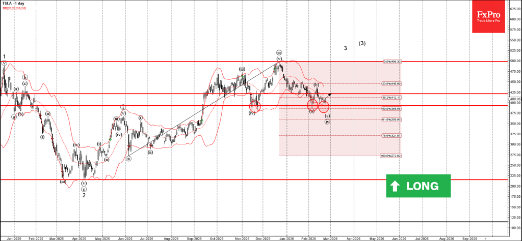 Tesla Wave Analysis – 24 February 2026