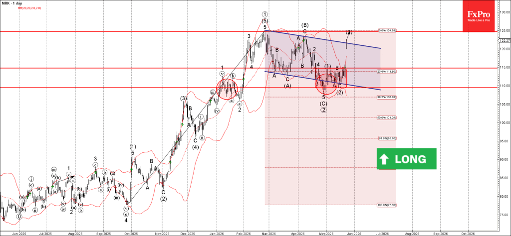 Merck Wave Analysis – 25 May 2026